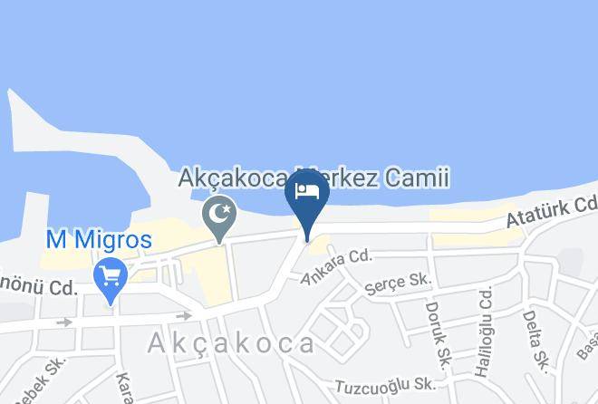 Akcakoca - Kocan Otel Maps
