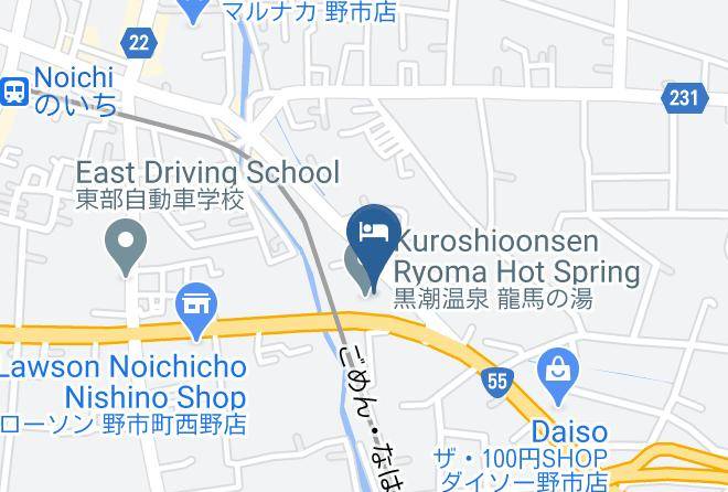Konan City - Kochi Kuroshio Hotel Maps