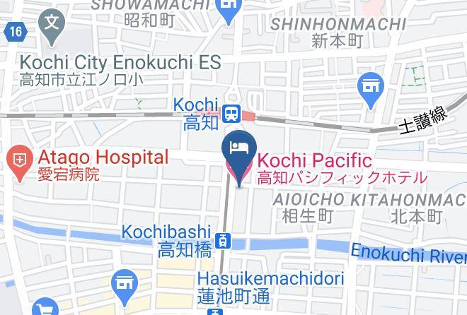 Kochi City - Kochi Pacific Hotel Maps