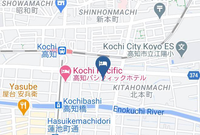 Kochi City - Kochi Ryoma Hotel Maps