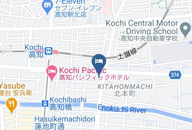 Kochi City - Kochi Sakura Hotel Maps
