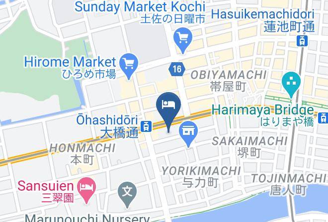 Kochi City - Kochi Sunrise Hotel Maps