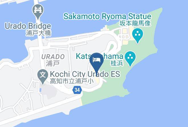 Kochishi Kokumin Shukusha Katsurahamaso Map