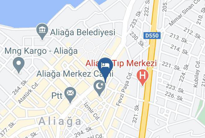 Aliaga - Kocoglu Otel Maps