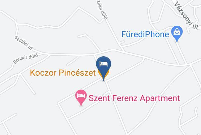 Balatonfured - Koczor Pinceszet Maps