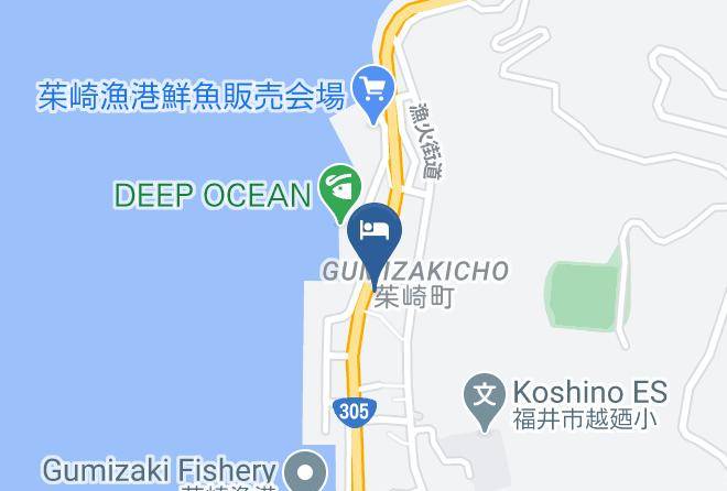Fukui City - Kodama Hotel Maps