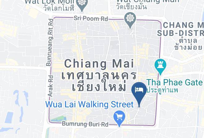 Amphoe Mueang Chiang Mai - Kodchasri Thani Chiangmai Hotel Maps