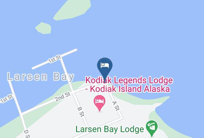 Kodiak Island Borough - Kodiak Legends Lodge Kodiak Island Alaska Maps