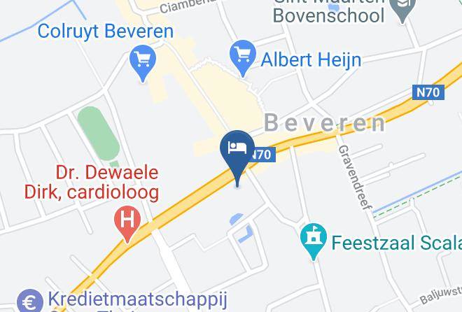 East Flanders - Koetshuis Bosdam B&b Maps