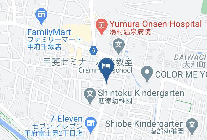 Kofu City - Kofu Terminal Hotel Maps
