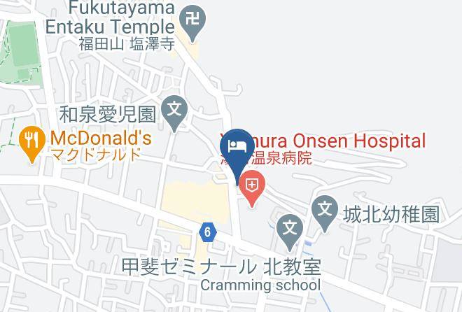 Kofu City - Kofu Yumura Onsen Yumura Hotel B&b Maps