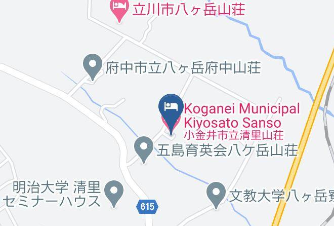 Hokuto City - Koganei Municipal Kiyosato Sanso Maps