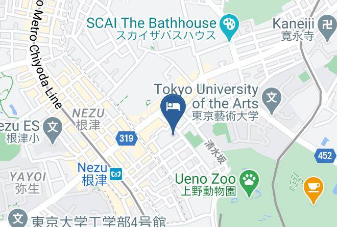 Taito Ward - Kogetsu Ikenohata Honten Maps