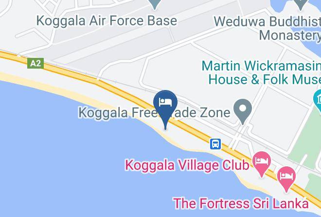 Koggala Beach Hotel Map