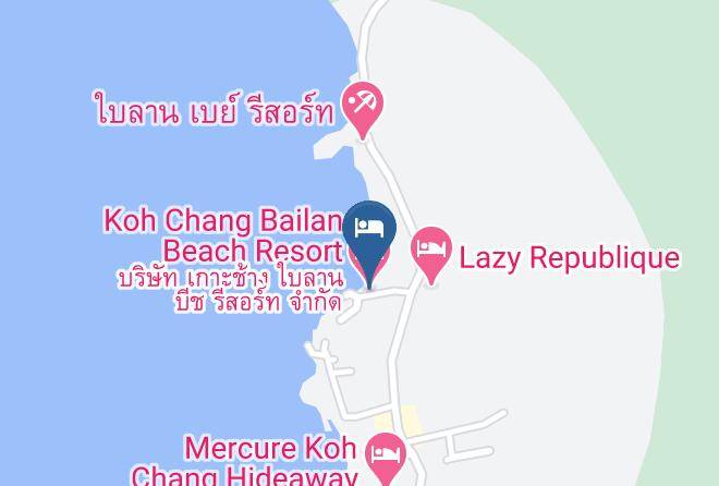 Amphoe Ko Chang - Koh Chang Bailan Beach Resort Maps