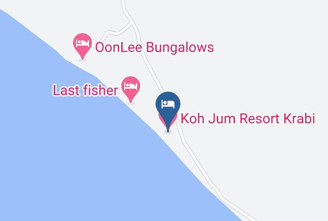 Koh Jum Resort Krabi Map