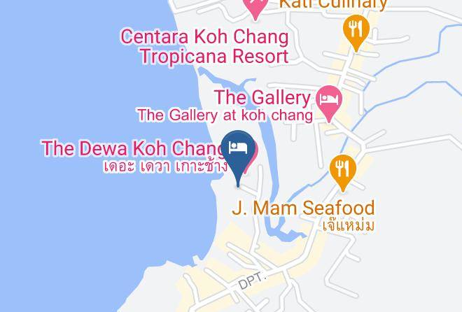 Amphoe Ko Chang - Koh Kood Neverland Beach Resort Maps