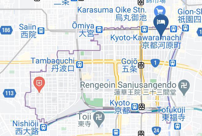 Kyoto City Shimogyo Ward - Koh Kyoto Maps