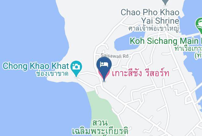 Ko Sichang District - Koh Sichang Resort Maps