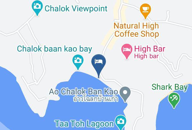Koh Tao Tropicana Resort Map