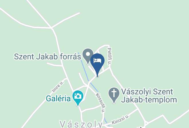 Vaszoly - Kohid Vendeghaz Vaszoly Maps