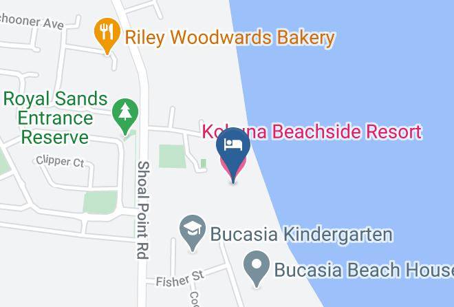 Mackay - Kohuna Beachside Resort Maps