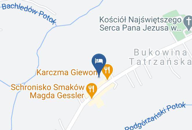 Tatrzanski - Kohutowka Wynajem Pokoi Maps