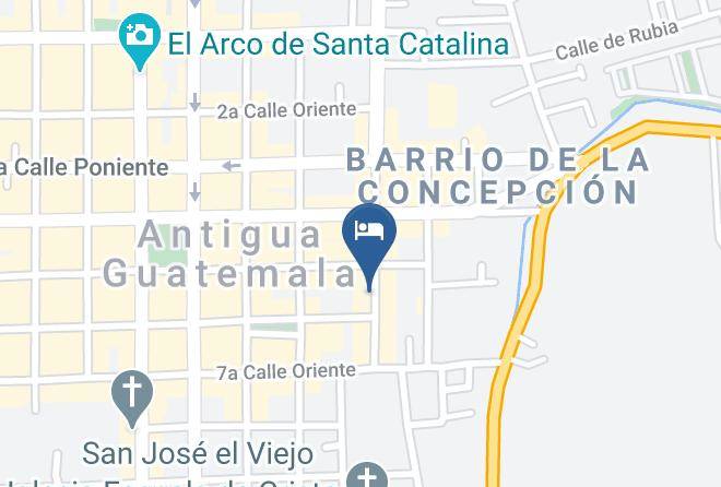 Antigua Guatemala - Koi Rejuvenece Spa&lodge Maps
