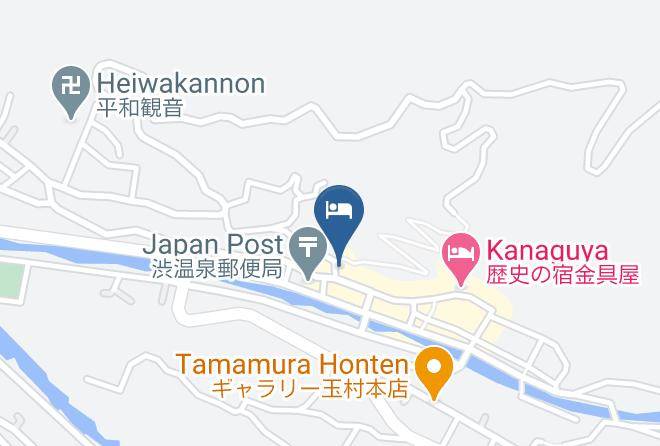 Yamanouchi Townshimotakai District - Koishiya Ryokan Maps