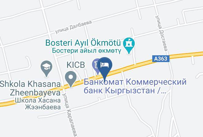 Ysyk Kol Region - Kok Tube Hotel Maps