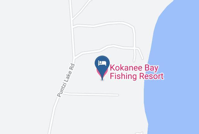 Kokanee Bay Fishing Resort Map