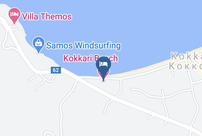 Kokkari Beach Hotel Map