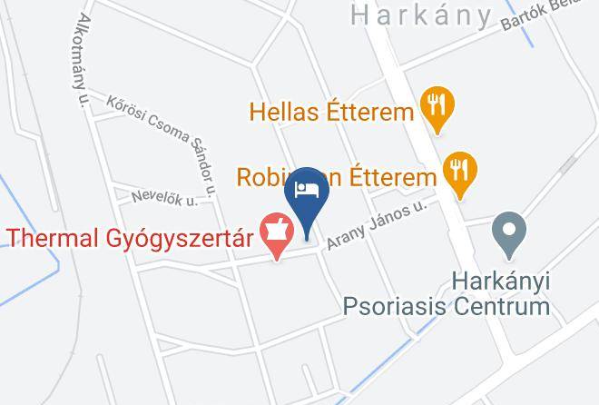 Harkany - Koko Panzio Maps