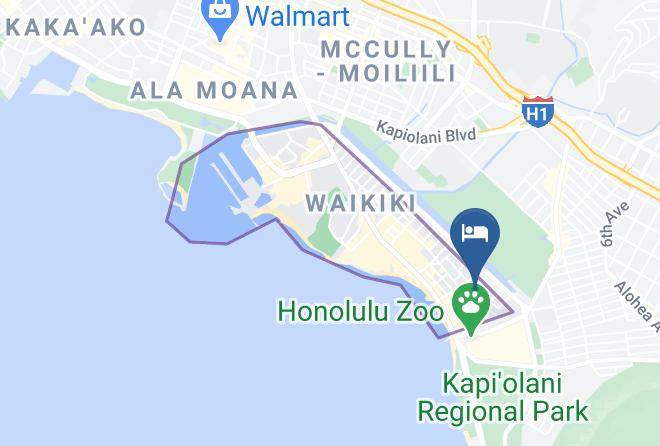 Honolulu - Koko Resorts At The Waikiki Banyan Maps