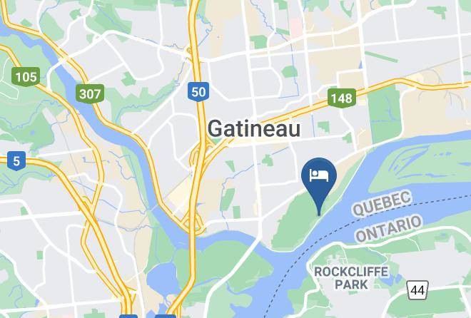 Gatineau - Kokomo Inn Ottawa Riverfront Bed And Breakfast Maps
