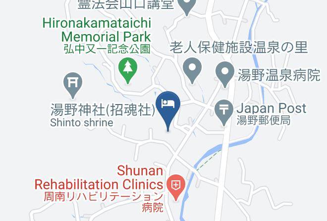 Shunan City - Kokumin Shukusha Yunoso Maps