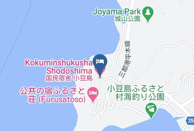 Shodoshima Townshozu District - Kokuminshukusha Shodoshima Maps