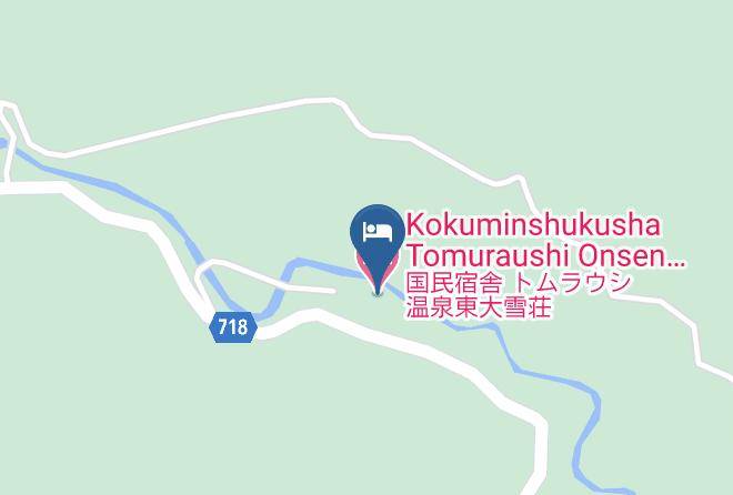 Shintoku Townkamikawa District - Kokuminshukusha Tomuraushi Onsen Tokyo University Yukisho Maps