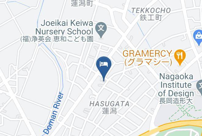 Nagaoka City - Kokuminshukusha Yukyuzanyumotokan Maps