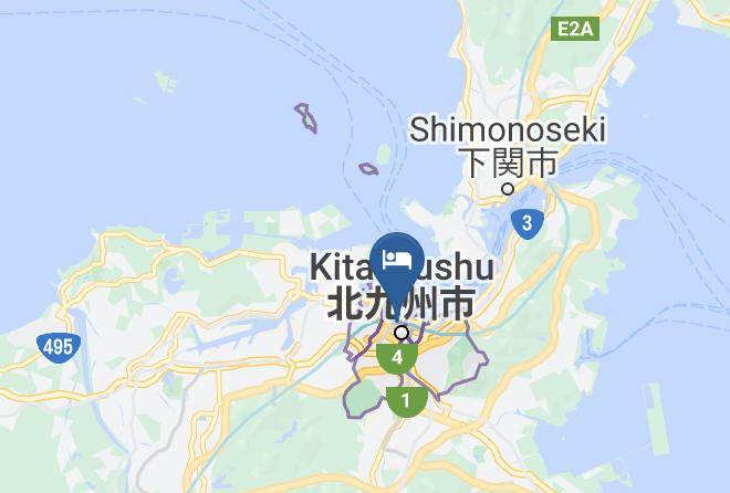 Kitakyushu City Kokurakita Ward - Kokura Recent Hotel Maps