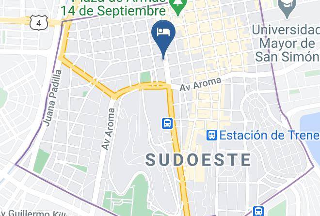 Cercado - Kokusai Hotel Maps