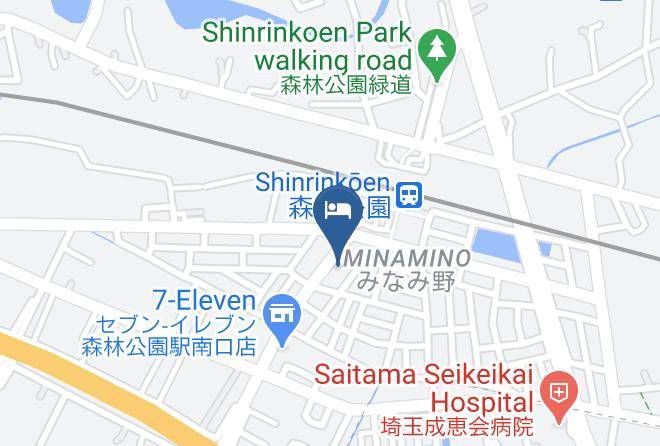 Namegawa Townhiki District - Kokusaiji Natural Hot Spring Hana Hotel & Spa Maps