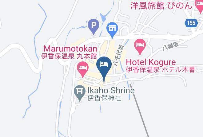 Shibukawa City - Kokuya Ryokan Maps