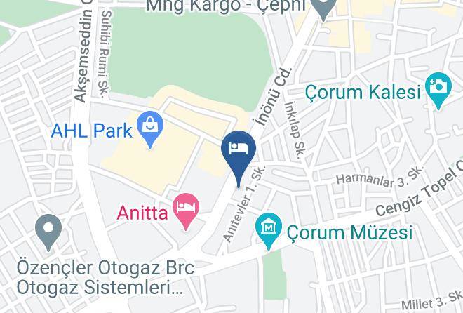 Corum Gulabibey - Kolagasi Otel Maps