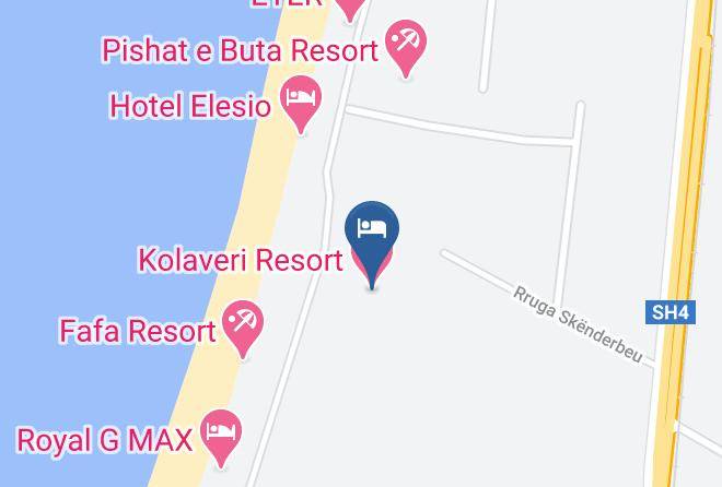 Kavaje - Kolaveri Resort Maps
