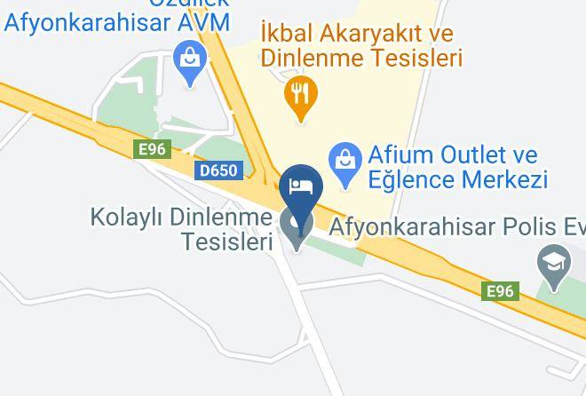 Afyonkarahisar - Kolayli Otel Maps