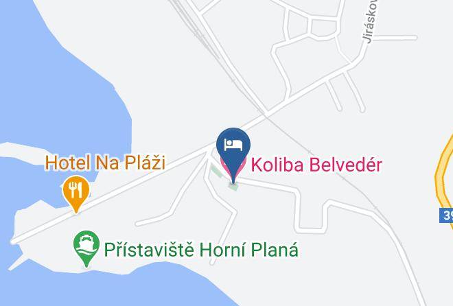 Cesky Krumlov - Koliba Belveder Maps