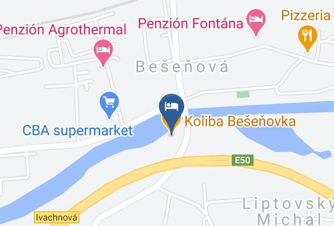 Ruzomberok - Koliba Besenovka Maps