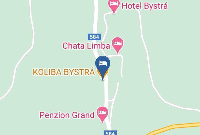 Brezno - Koliba Bystra Maps