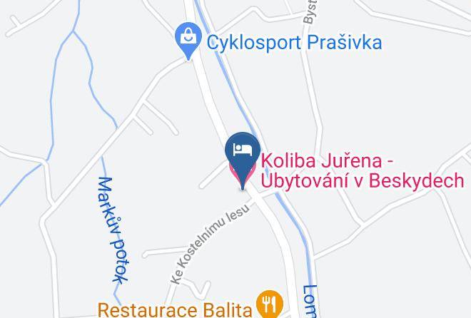 Novy Jicin - Koliba Jurena Ubytovani V Beskydech Maps